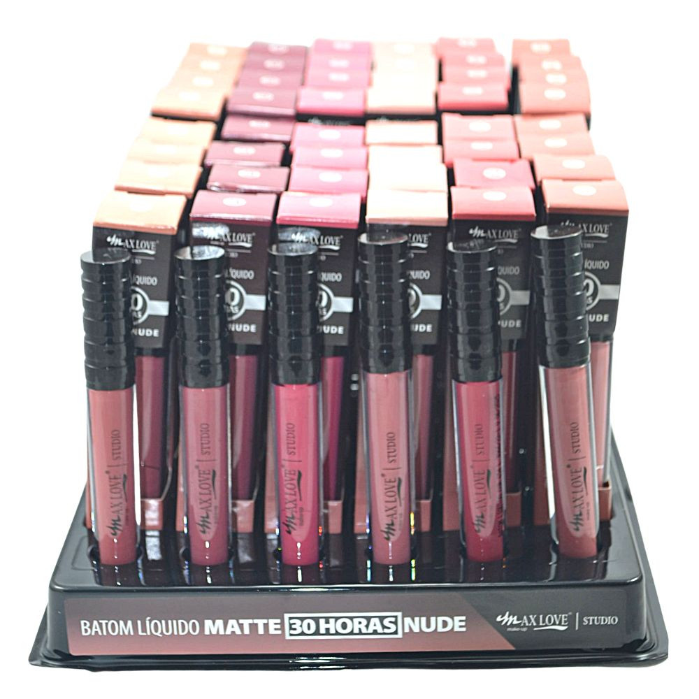 Box Batom Liquido Matte Nude H Max Love Cor A
