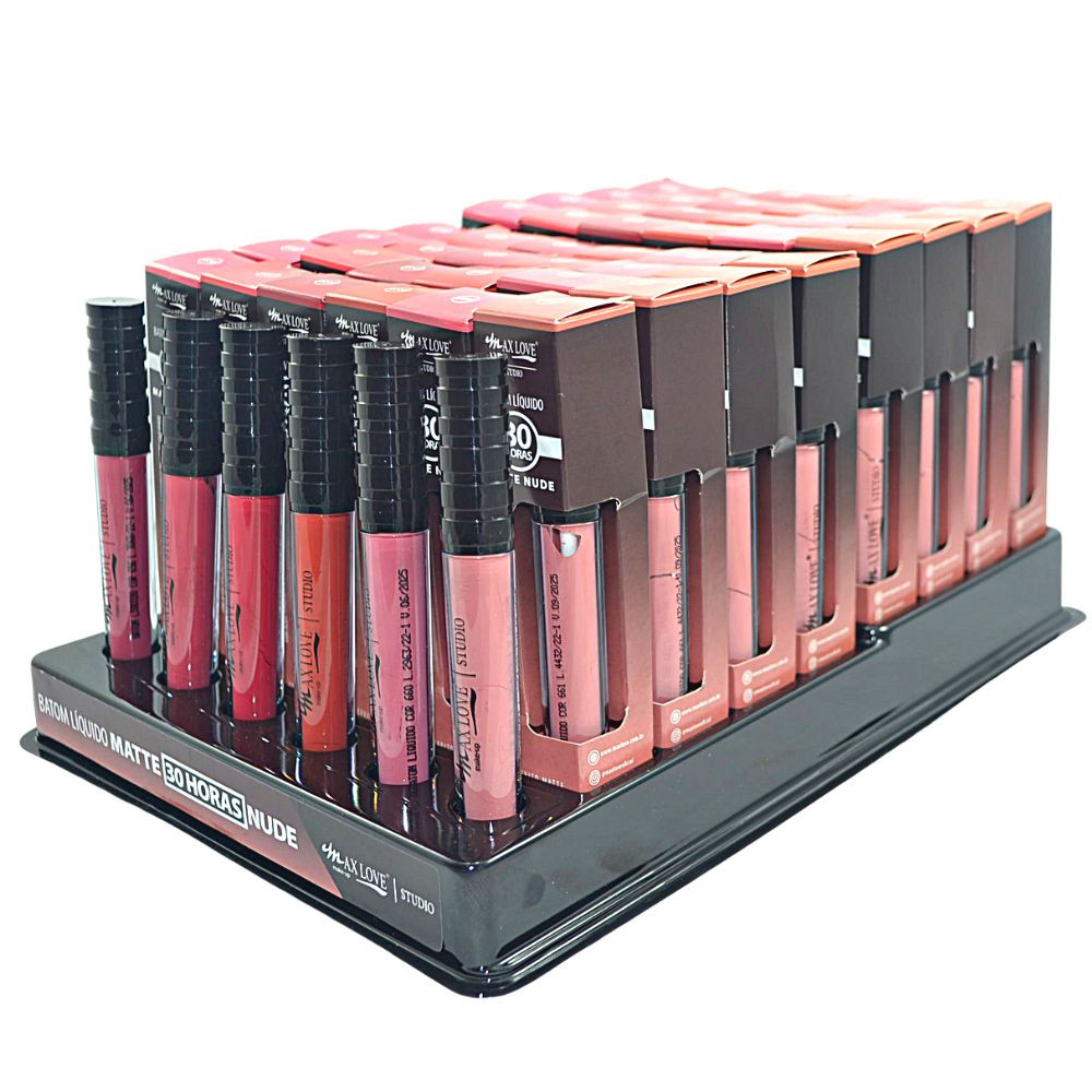 Box Batom Liquido Matte Nude H Max Love Cor A