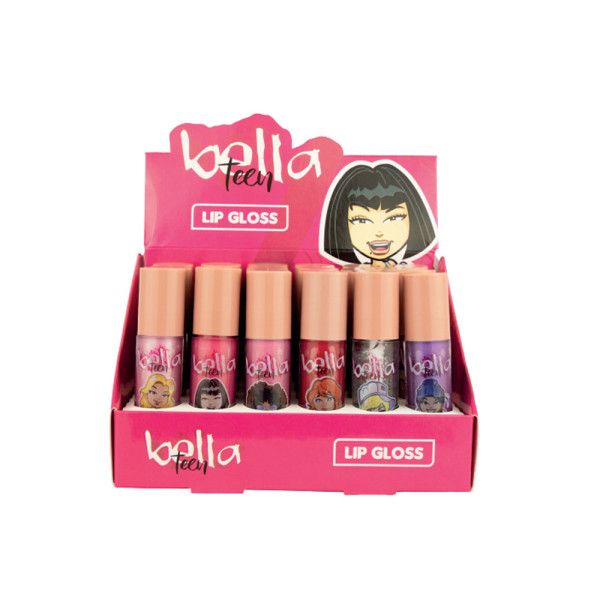 Box 24 Lip Gloss Infantil Bella Teen BT2041