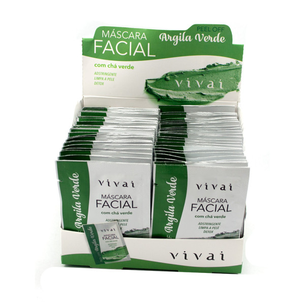 Box 48 Máscara Facial Argila Verde Vivai 5046