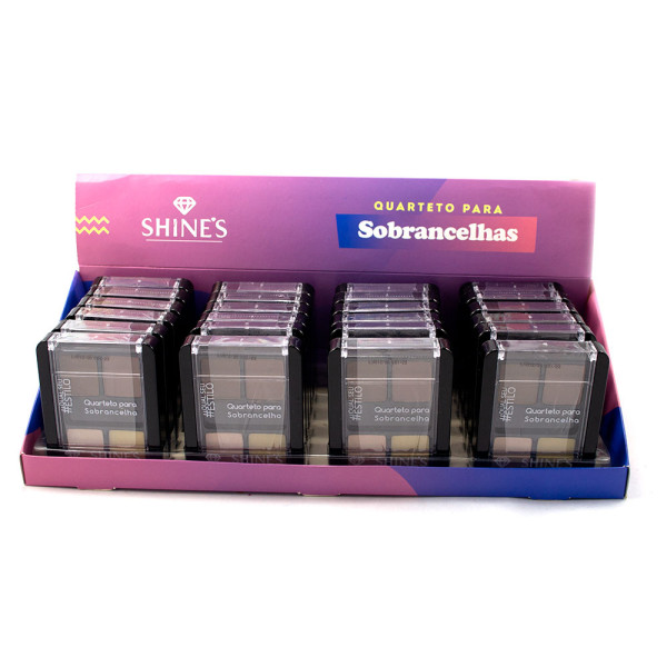 Box 24 Paleta de Sobrancelha Shines SH527E