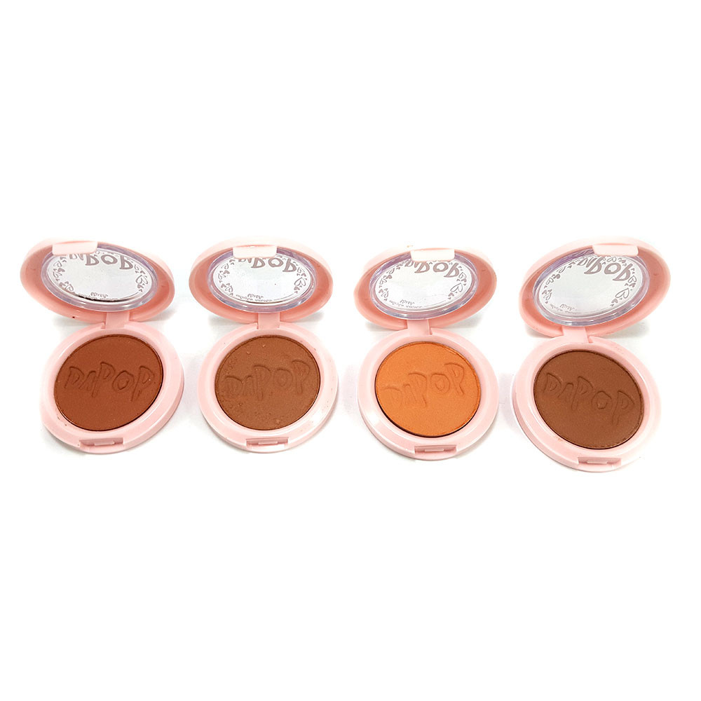 Blush Facial Compacto Matte Coleção Amora Dapop DP2012 Kit Preço de