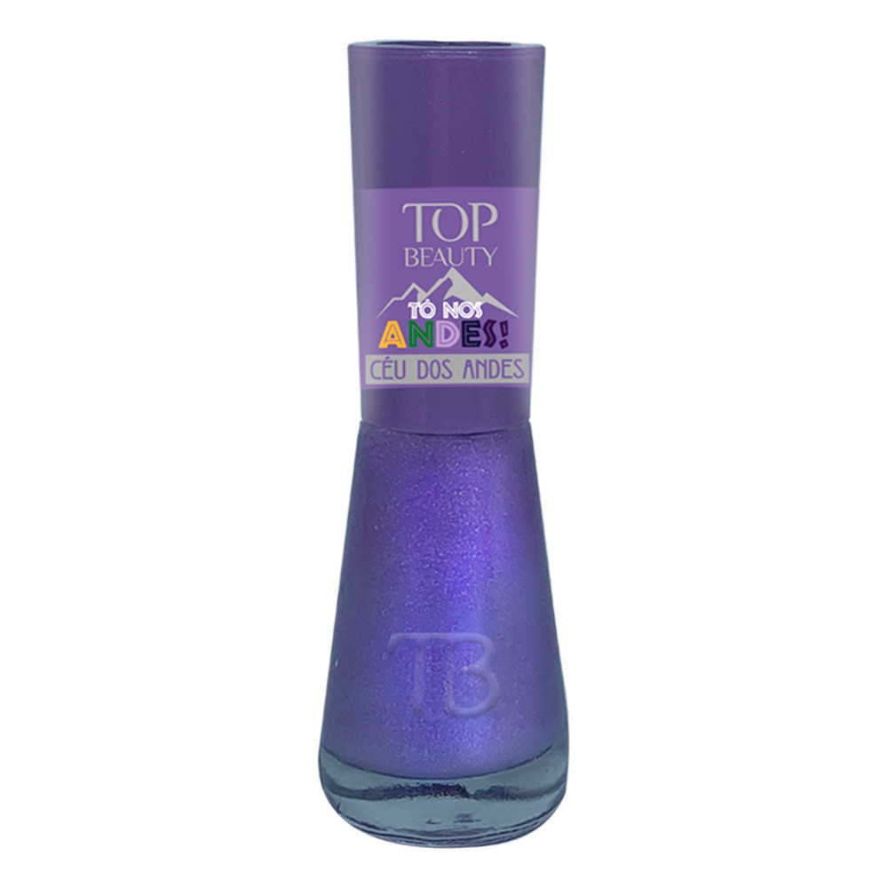  Esmalte Top Beauty Cremoso Coleção Tô Nos ANDES! Céu dos Andes 