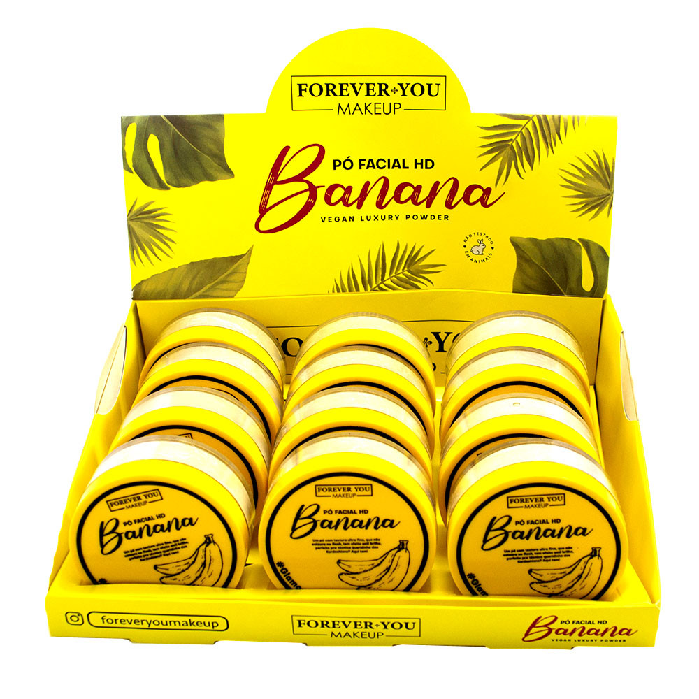 Box 12 Pó Banana HD Vegano Forever You