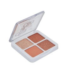 Paleta de Sombras Glitter, Mousse e Matte 4 Cores Dia a Dia Cor 3 Mahav PSD4MH03