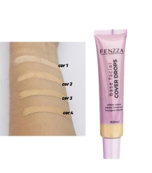 Base Líquida Matte Cor 3 Cover Drops Fenzza FZ35023