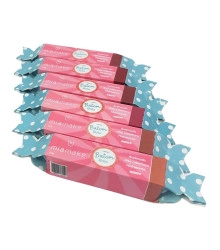 Kit 6 Batom Bastão Bala Alta Cobertura Hidratante Mia Make 361