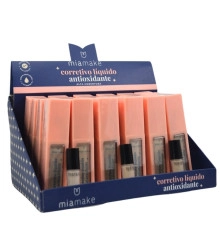 Box 24 Corretivo Líquido á Prova Dágua Antioxidante Vanilla Claro Mia Make 400