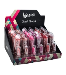 Box 24 Batom Bastão Classic Lipstick Luisance L3205