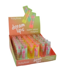 Box 36 Batom Bastão Balm Labial Vegano Mágico Dream Lips HB8528