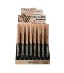 Box 48 Lápis de Sobrancelha e Corretivo 2 em 1 Lua e Neve LN05010