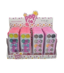 Box 24 Paleta de Sombras Pop 10 Teen Vivai 4064