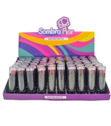 Box 60 Batom Bastão Matte Sombra Flor SF002