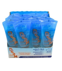 Box 12 Sabonete Líquido Micelar Pré e Pós Make 3 em 1 Soul Cosméticos SL078