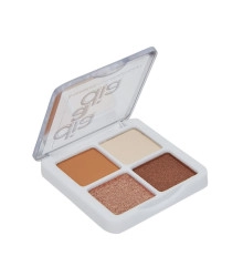 Paleta de Sombras Glitter, Mousse e Matte 4 Cores Dia a Dia Cor 2 Mahav PSD4MH02