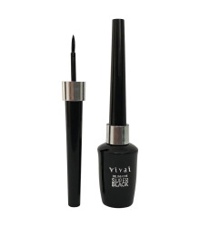 Delineador Líquido à Prova Dágua Super Black Vivai 2182