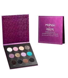 Paleta de Sombras Joker Efeito Glitter, Mousse e Cintilante Mahav PJEMH