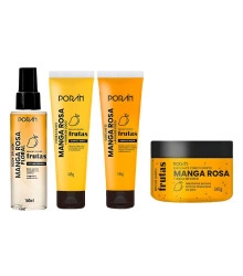 Combo 4 Itens Bem me Quero Manga Rosa e Água de Coco Vegano Poran