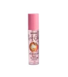 Lip Oil Safi Oil Pêssego Vitamina E Safira