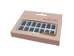 Unhas Postiças com Adesivo Dupla Face Cor 01 Dafu DFUP06700101