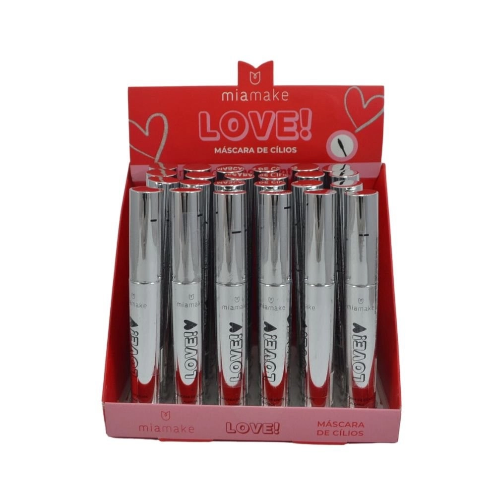 Box 24 Rímel Love Efeito Alongamento Mia Make MM366
