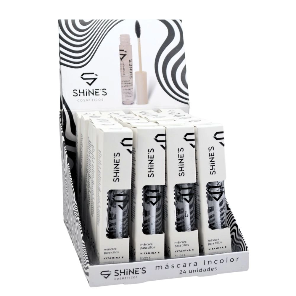Box 24 Rímel Incolor Vegano Vitamina E Shines SH2001